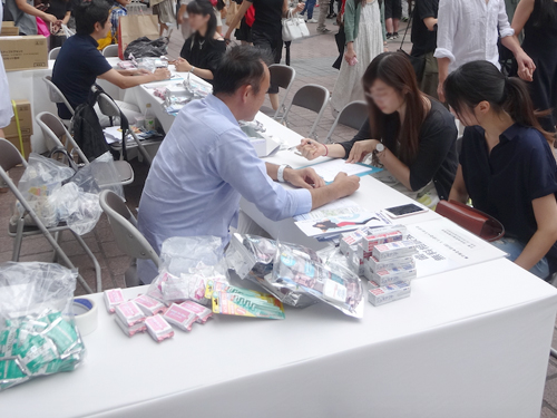 東急百貨店東横店ハチ公前広場の矯正治療無料相談イベント2